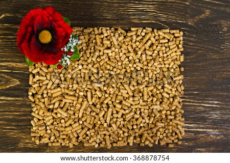 Pellets - the new eco-friendly fuel, made from pine wood shavings. Pellets are more environmentally friendly than coal. I invite you to see my other photo with pellets!