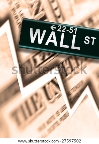Big Worldwide Financial Crash on Wall Street