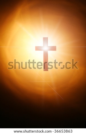 Clip Art Jesus On Cross. stock photo : The cross of the