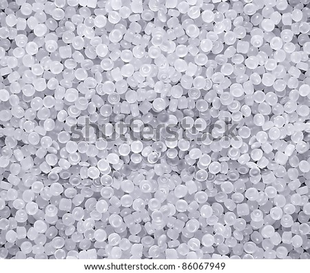 raw plastic material white granules
