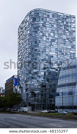 NEW YORK CITY - OCTOBER 1: Nouvel Chelsea Building , designed by French architect Jean Nouvel, the most prestiges  residential building in chelsea neighbor on October 1, 2010 in New York, NY.