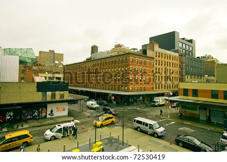 NEW YORK CITY, OCTOBER 1:The Meatpacking District once homed to 250 slaughterhouses and packing plants, now considered \