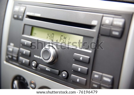 Car stereo panel