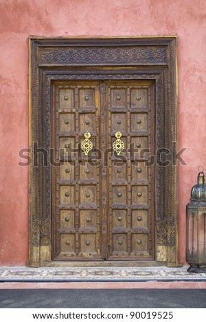 Gate of Arabian old house