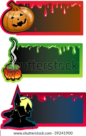 banners by a holiday halloween