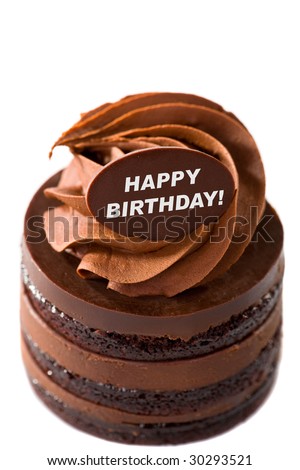 حــــوده الجـــن كل سنه وانت طيب Stock-photo-happy-birthday-chocolate-cake-30293521