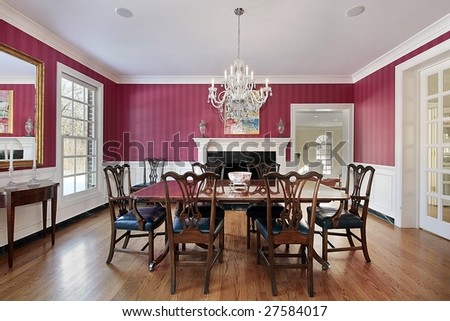 Pictures For Dining Room Walls. dining room with red walls