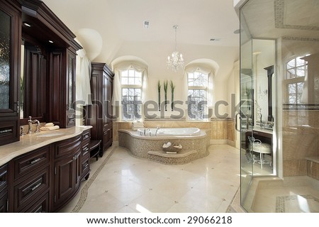 Luxury Master Bath Stock Photo 29066218 : Shutterstock