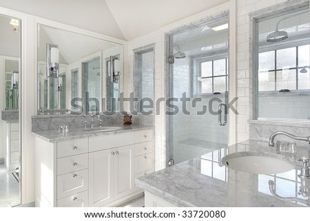 Modern Master Bath In Luxury Home Stock Photo 33720080 : Shutterstock