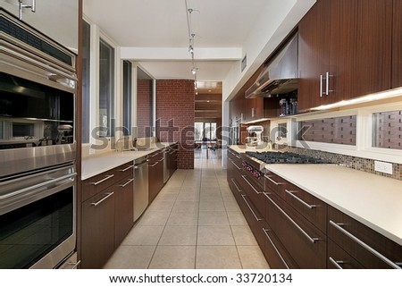 Kitchen in modern home