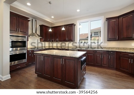 Kitchen in new construction home