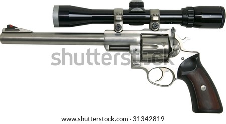 Handgun With Scope