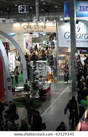 KIEV, UKRAINE - OCTOBER 14: Congress of the beauty industry \