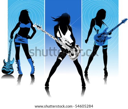 Pics Of Girls With Guitars. girls with guitars sing a