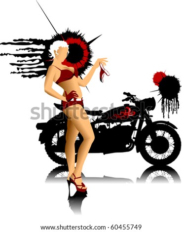Girl Motorcycle