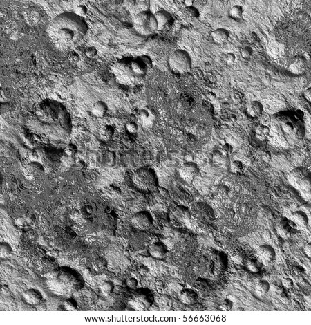 Seamless Texture surface of the moon high-resolution 36 megapixels. Texture number 6 in the collection of the author