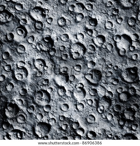 Texture surface of the moon