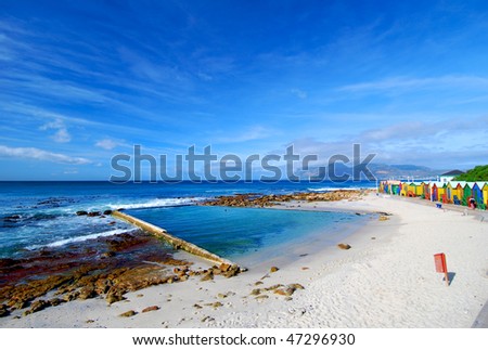 Tidal pool at St James beach,Cape Town
