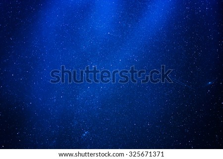 two shooting stars in space