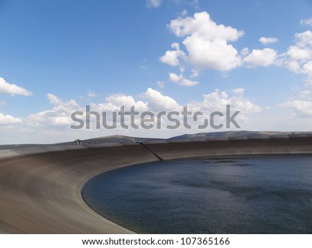 Upper Reservoir of the Pumped-storage Hydro Power Plant Dlouhe Strane, Czech Republic