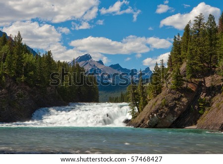 Bow River/Bow Fall, Banff National Park, Alberta, Canada