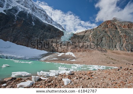 Jaspar Canada on Columbia Ice Field  Jasper National Park  Alberta  Canada Stock Photo