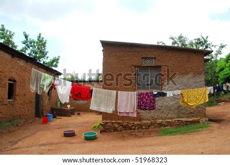 clothes hanging in Africa