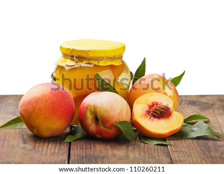 fresh and canned peaches