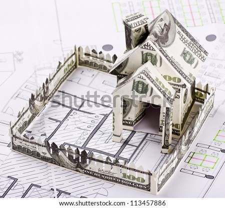 House of the money for the architectural drawing