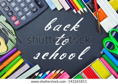 tools for education to the school board with text back to school