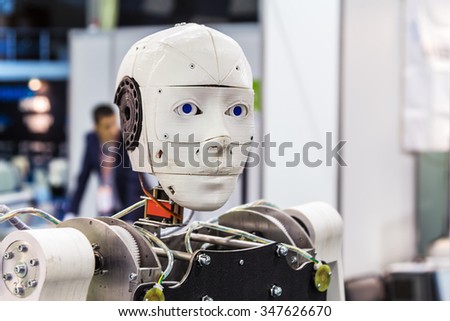 Moscow, Russia, November 20, 2015: The 3rd International Exhibition of Robotics and advanced technologies \