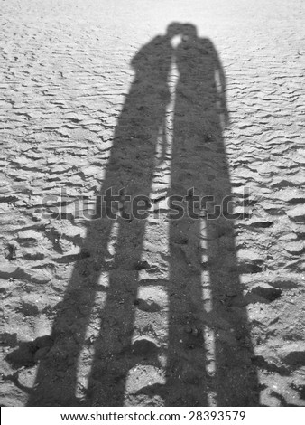 black and white kissing photography. stock photo : Two lovers