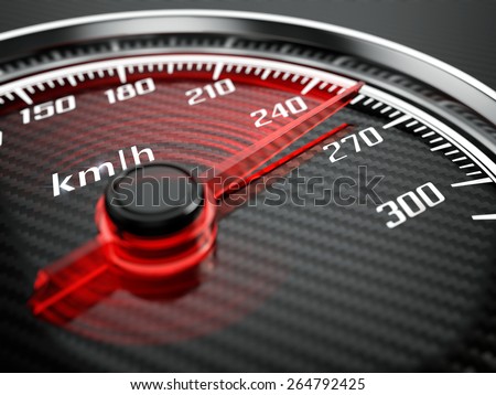 High speed concept - Car speedometer