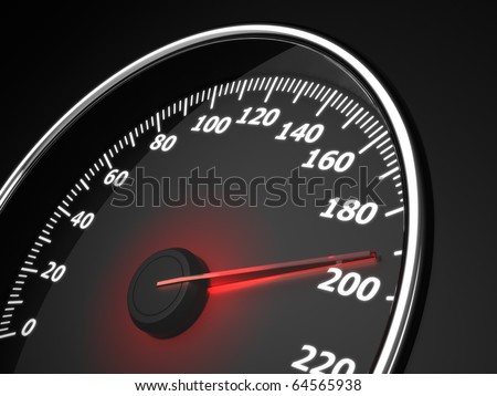 stock photo Speedometer