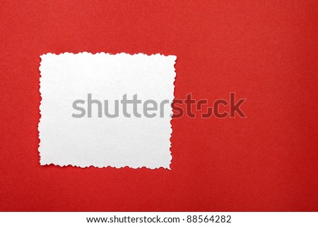 ripped paper background perfect for different messages; revealing paper