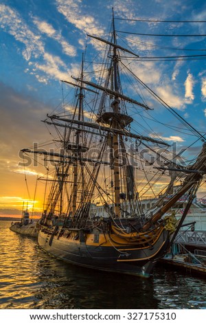 Old Sailing Ship in San Diego