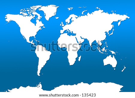 Simple World  on Simple World Map Stock Photo 135423   Shutterstock