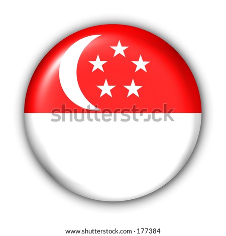 stock photo : Singapore Flag