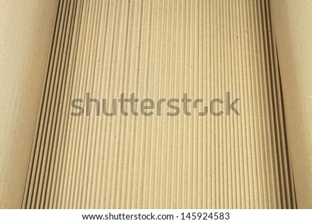 Folded sheet of paper packaging from cardboard with generic