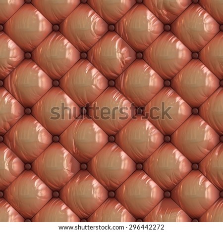Seamless quilting leather pattern