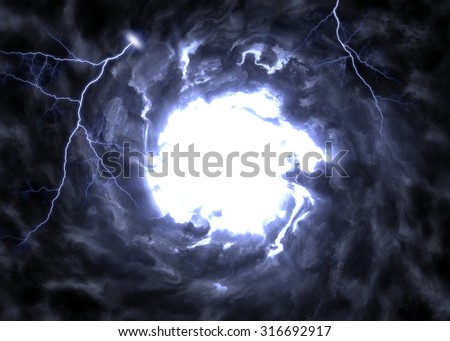 Big  eye of the storm