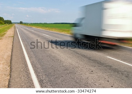 Speeding Truck