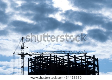 Construction Site Silhouette