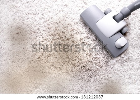 vacuuming - very dirty carpet