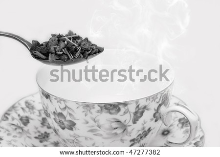 black leaf tea