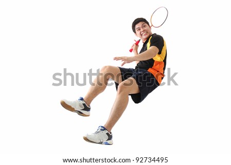 Young Badminton Player