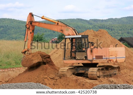 Excavate at the excavation