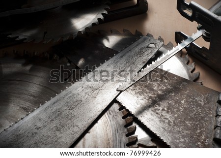 Various saw blades