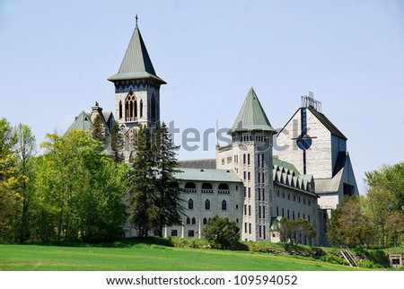 Saint Benedict Abbey, in an Abbey in Saint-BenoÃ?Â®t-du-Lac, Quebec, Canada, and was founded in 1912 by the exiled (Fontenelle Abbey) of St. Wandrille, France under Abbot Dom Joseph Pothier,