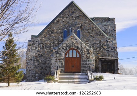 St. PaulÃ¢Â?Â?s Anglican Church, which proclaims Jesus Christ as Lord of the whole live Knolwton, Quebec, Canada